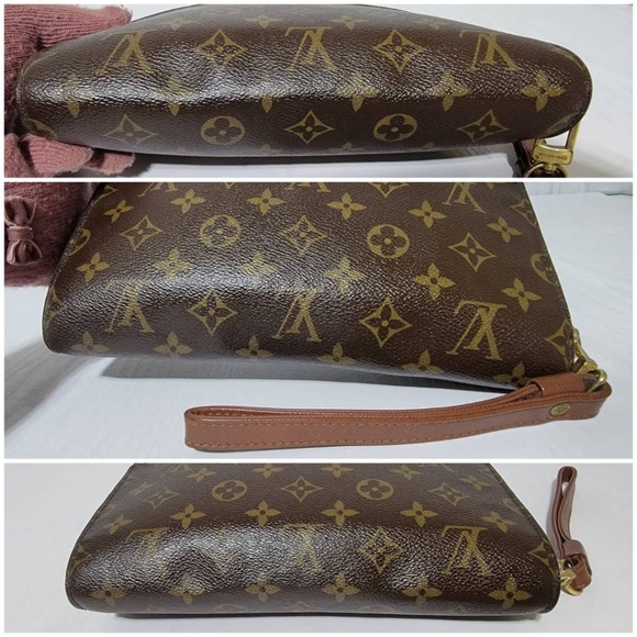 Authentic Louis Vuitton Monogram Canvas Orsay Clutch Brown - Picture 12 of 16